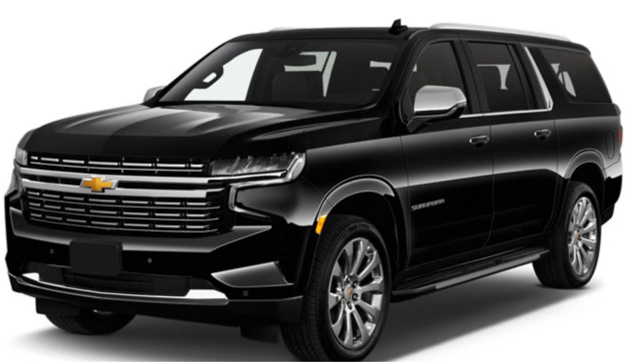 Full-size black SUV from the TIED LIMO fleet