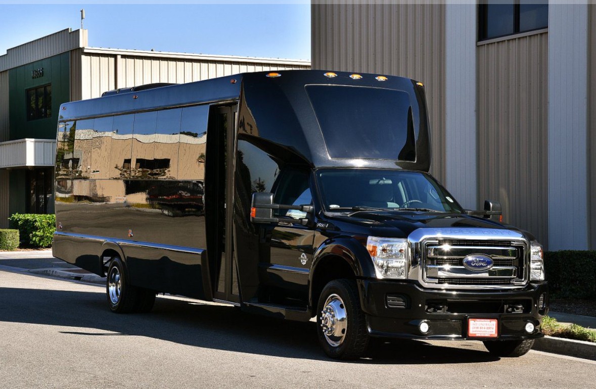 Mini bus from the TIED LIMO fleet