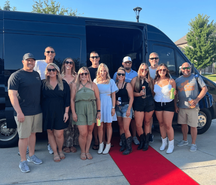 TIED LIMO clients on a real trip