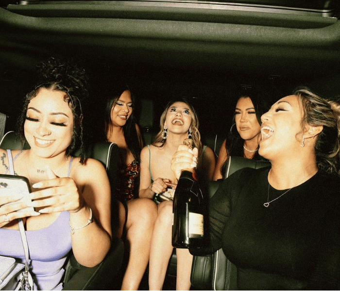 TIED LIMO clients on a real trip