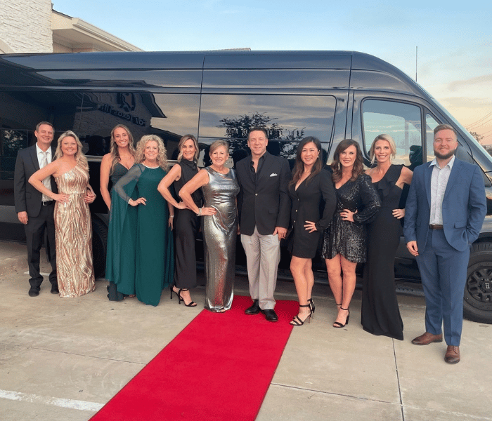 TIED LIMO clients on a real trip